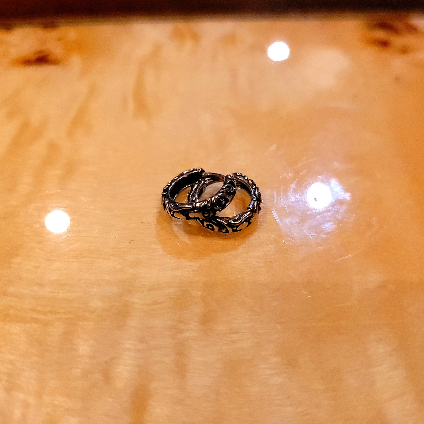 S925 Sterling Silver Floral Earrings