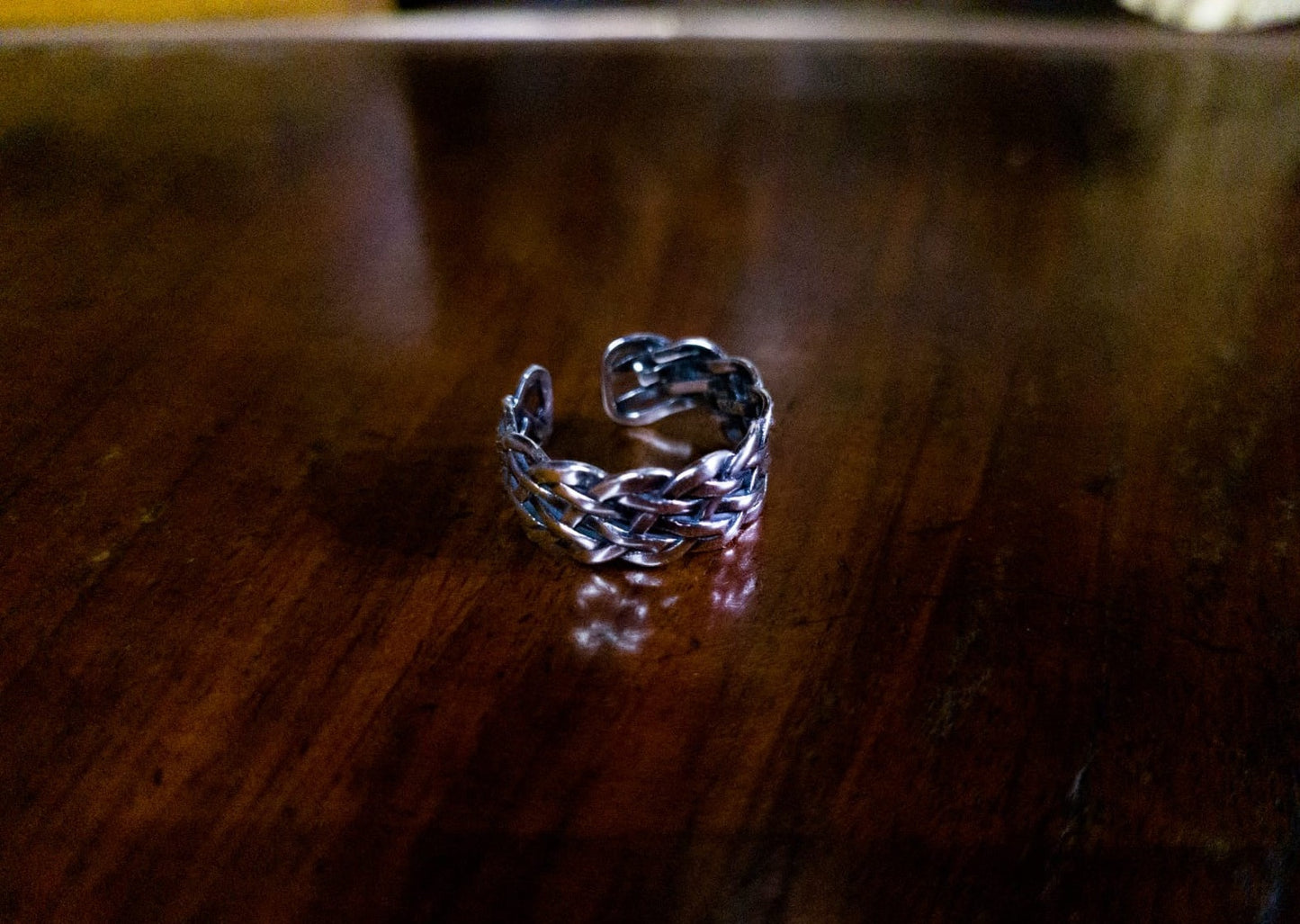 Versatile S925 Silver Woven Ring