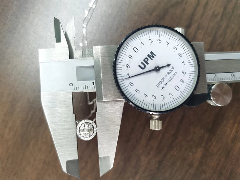 Luxury 18K White Gold Natural Diamond Pendant Necklace