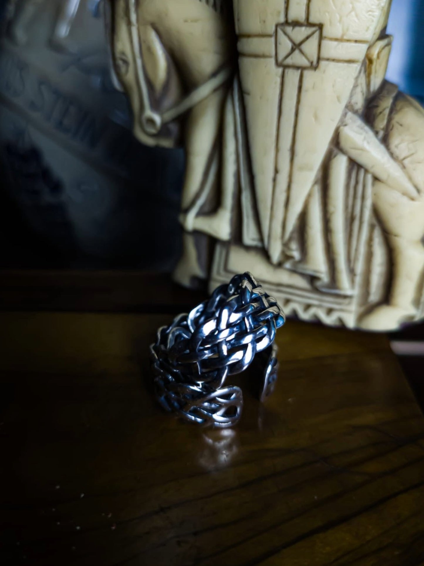 Versatile S925 Silver Woven Ring