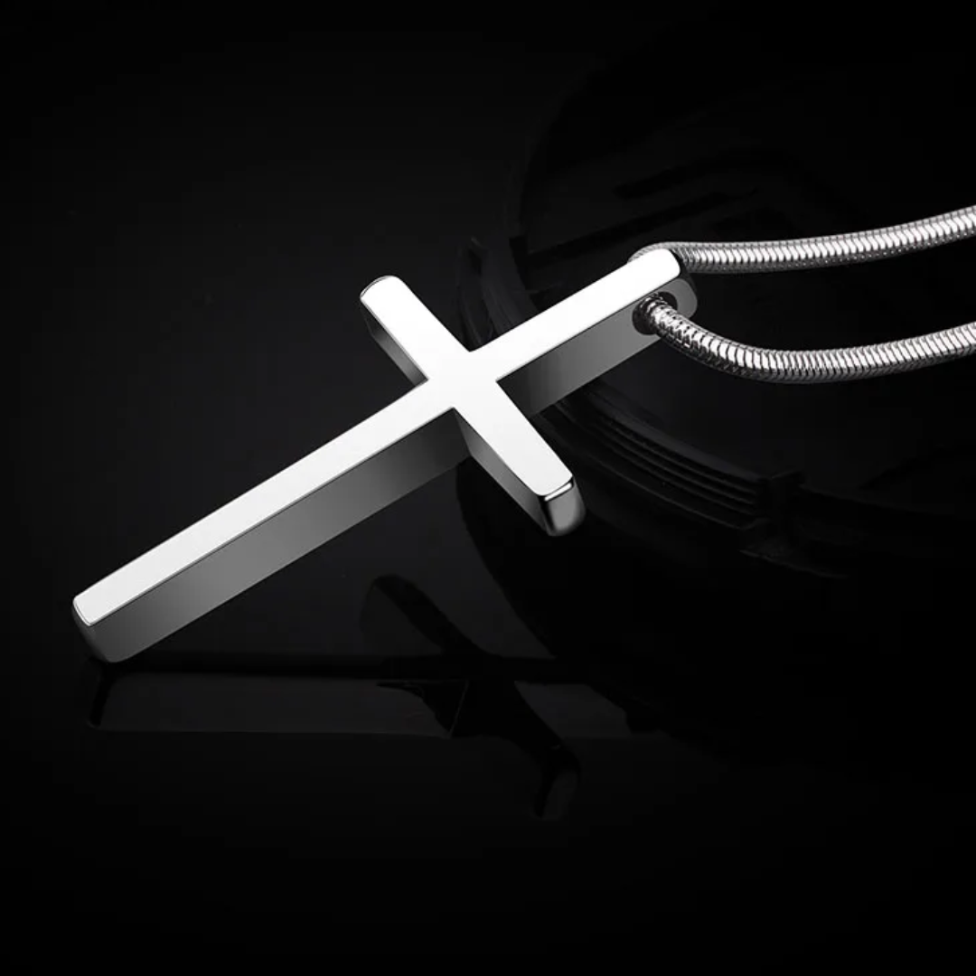 Tungsten Cross Necklace