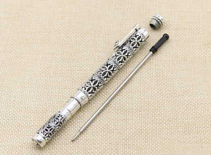 [S925] Sterling Silver Filigree Pen