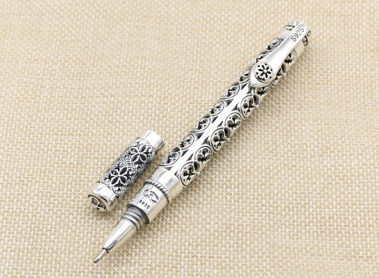 [S925] Sterling Silver Filigree Pen