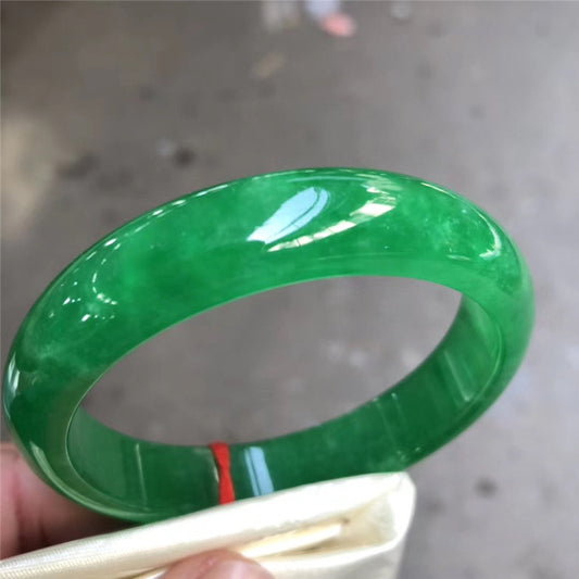 Myanmar Jade Bracelet With Certificate